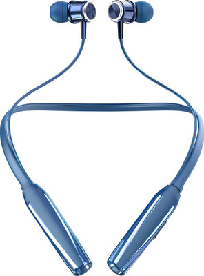 CARRON CH-45 Rock - 48 Hour Playtime Bluetooth Headphone Neckband Earphone (Blue1) Bluetooth(Blue, In the Ear)