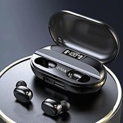 YAROH 60v_T2 TWS Earbuds: 26hr Playback, Bluetooth 5.1, iOS/Android Bluetooth(Black, In the Ear)