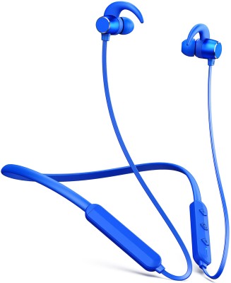 ZTNY Earphones HiFi Bass Stereo BT Sports Neckband Wireless For Gift Giving Bluetooth(Blue, In the Ear)