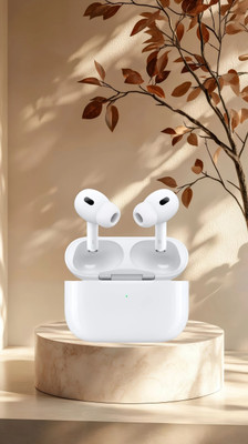 SANNO WORLD AirRode pro 2 Buds with 12.4mm Driver, 30dB ANC,Audio and 40 hours Playback Bluetooth(White, In the Ear)