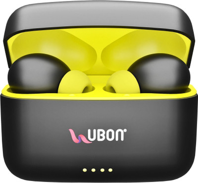 electricbass J8 Bluetooth wireless earbuds with 40 hours of playtime Yellow Bluetooth(Yellow, In the Ear)