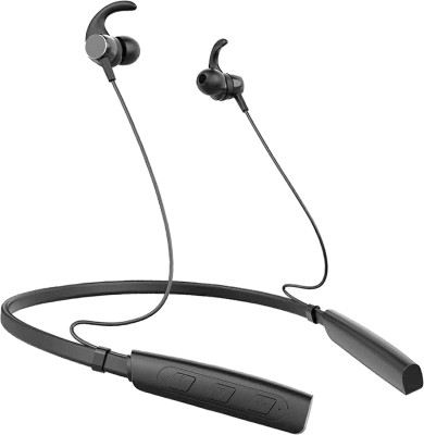 ZWOLLEX Latest Bluetooth neckband wireless headphone headset earphone earbuds neckband Bluetooth Headset(Black, In the Ear)