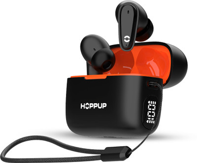 HOPPUP AirDoze D505 TWS Earbuds with 50H PlayTime,Rage Mode,AI ENC,Type-C Fast Charging Bluetooth(Black, True Wireless)