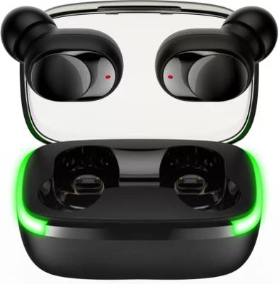 DATIVE TWS Y6O ear buds True wireless With 30 Hours playtime (Black, True Wireless ) Bluetooth Headset
