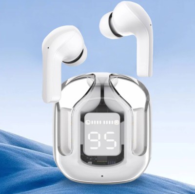 Rower T-2 TWS Exclusive TWS T2 Wireless Earbuds with 1500Mah Powerbank Bluetooth(White, True Wireless)