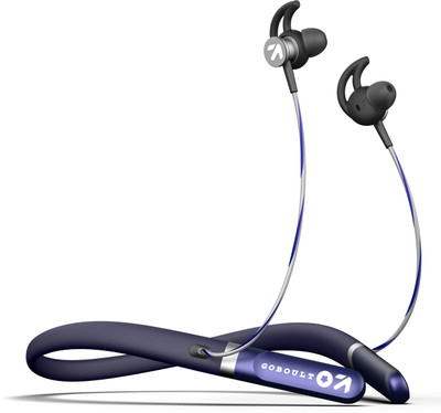 GOBOULT Fcharge with 40Hrs Playtime, Clear Calling ENC Mic, Fast Charging, Fast Pairing Bluetooth(Blue, In the Ear)