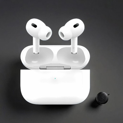 SORAK CREATION Air with Smart Noise Cancel Gaming Headset Bluetooth Gaming(White, True Wireless)