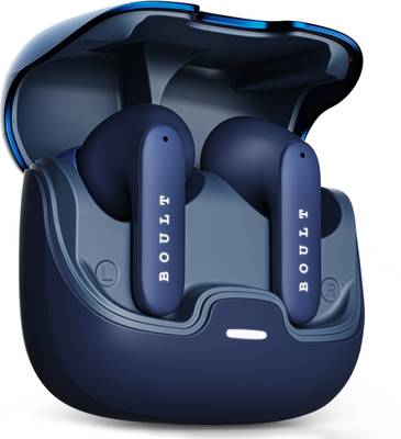 Boult Audio AirBass Z40 with ZEN ENC Mic, 60H Playtime, Low Latency Bluetooth Headset