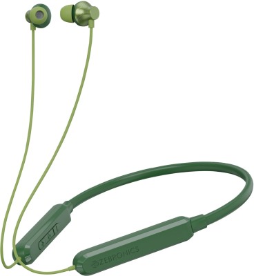 ZEBRONICS Jumbo Lite - Green (Yoga 7) Bluetooth Headset(Green, In the Ear)