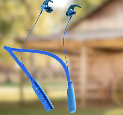 QPG STORE Rokerz 235 Pro Wireless Bluetooth Neckband(0B.290 Bluetooth(Blue, In the Ear)