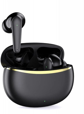VEROX Wow PODS Truly Wireless in Ear Earbuds with 30H Playtime, ENC Mic Bluetooth(Black, True Wireless)