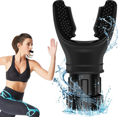 BuyChoice Breathing Trainer, Lung Capacity Exercise Device and Lung Exerciser Ab Exerciser(Black)