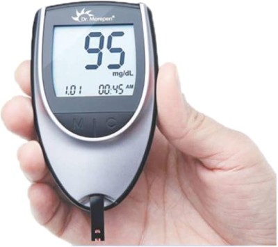 Dr. Morepen bg03 Glucometer(Grey, Black)