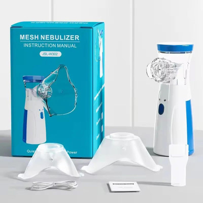 SWADESI BY MCP Portable Nebulizer for Adults,Kids for Breathing Problem White-Blue Nebulizer Nebulizer(White, Blue)
