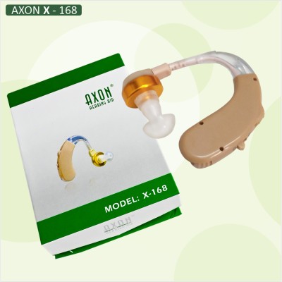 H Das Axon X-168 for Mild To Moderate Hearing Loss Sound Enhancement Behind The Ear Hearing Amplifier BTE Hearing Aid(Beige)