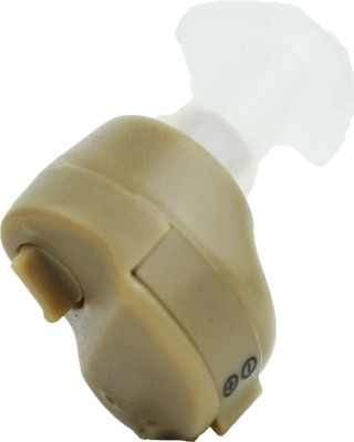 AKI Invisible Mini Single Ear Volume Adjustable Sound Amplifier for Old Age/ Senior K-80 CIC Hearing Aid(Beige)