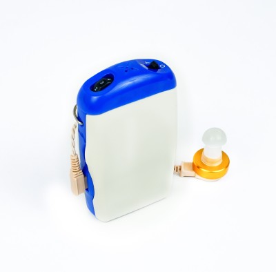 REX SOUND Ear Machine, Pocket Model Premium Hearing Aids Machine , Long Battery Life. K28 Ear machine Hearing Aid(White, Blue)