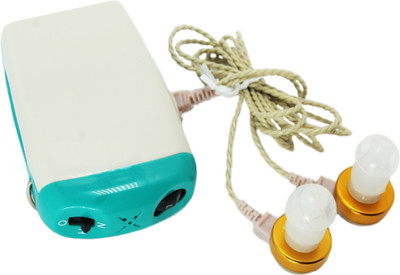 Dishan Both Ear Sound Enhancement Amplifier Hearing Aid Machine-Axon F-18 (Pocket Machine) with V cord Pocket Machine Hearing Aid(White)