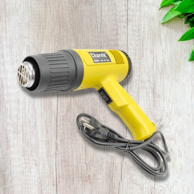 BALRAMA Heat Gun Machine1800W With Dual Temperature And Airflow Controls (Yellow) 2000 W Heat Gun