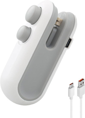 Auxmir Portable Sealing Machine, Mini Sealing Machine 2 In 1 Heat Sealer and Cutter Hand Held Heat Sealer(95 mm)