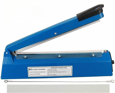 VBR's Group 12 Inch Impulse Sealing Machine Used in PP/PE Bags With 1 Extra Heat Element Hand Held Heat Sealer(300 mm)