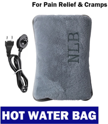 BIY ENTERPRISE Hot water bag for Back, Neck, Shoulder Pain relief – Electric Heat Therapy Electric heating pad for joint pain relief 1005 ml Hot Water Bag(Grey)