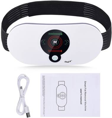 RCeles Waist Massage Belt Electric Vibration Body Slimming Belt Weight Loss Fat Burning Heating Pad