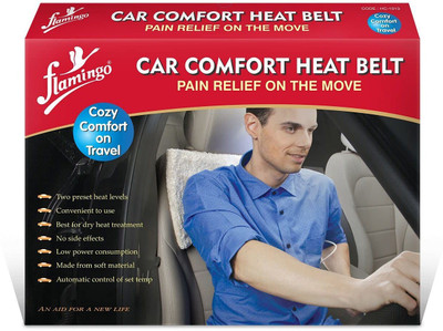 FLAMINGO Car Comfort Electric Heat Belt with Temperature Controller Heating Pad