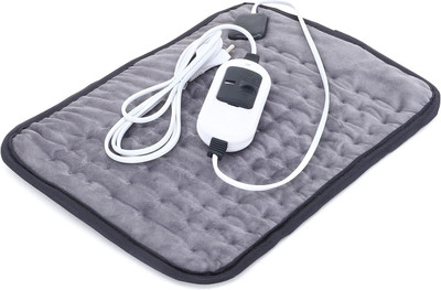 Dr care Premium Velvet Grey Heat Therapy Orthopedic Pain Reliever Electric Heating Pad Heating Pad