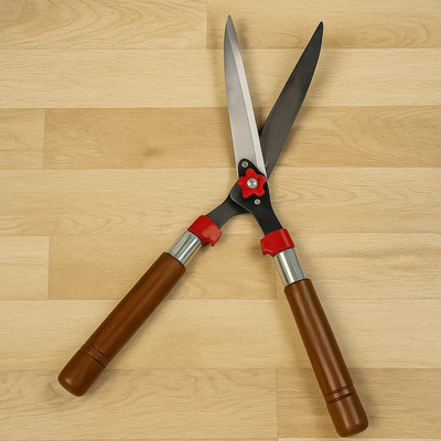 CINAGRO Hedge Shear Heavy Duty Hedge Pruner & Plant Branch Cutter with Wooden Handle for Gardening Hedge Shear(50 cm)