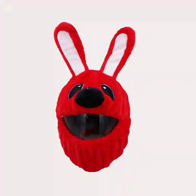 PGX Auto Accessories Design Bunny Helmet Cover for Full Helmet Helmet Buckle Clip