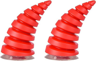 TA Helmet Devil Horns with Suction Cups,Helmet Decor Universal Helmet C Helmet Buckle Clip