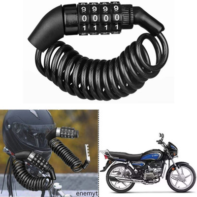 ENEMYT Stainless Steel Combination Lock For Helmet