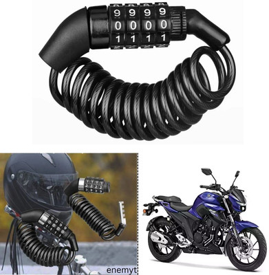 ENEMYT Stainless Steel Combination Lock For Helmet