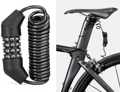 Znee Smart Stainless Steel Combination Lock For Helmet