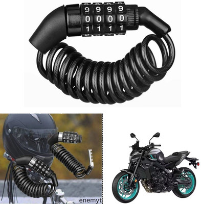 ENEMYT Stainless Steel Combination Lock For Helmet