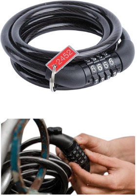 Naveeneha Iron Combination Lock For Helmet