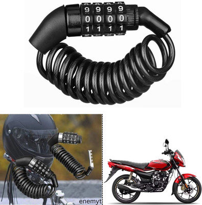 ENEMYT Stainless Steel Combination Lock For Helmet