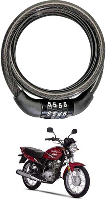 SHOOLIN Plastic, Steel Combination Lock For Helmet