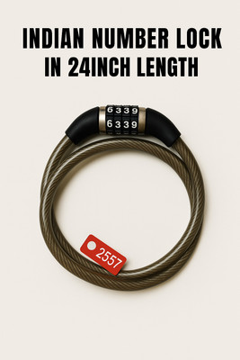 Universe Stainless Steel Cable Lock For Helmet