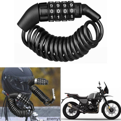 ENEMYT Stainless Steel Combination Lock For Helmet