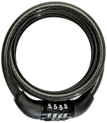 ACCESSOREEZ Plastic Cable Lock For Helmet