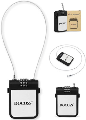 DOCOSS Steel Cable Lock For Helmet
