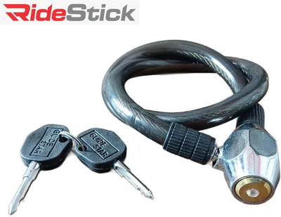 RideStick Steel Cable Lock For Helmet
