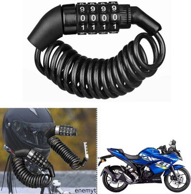 ENEMYT Stainless Steel Combination Lock For Helmet