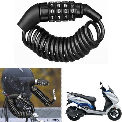 ENEMYT Stainless Steel Combination Lock For Helmet