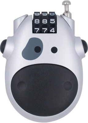 Birud Stainless Steel, Plastic Cable Lock For Helmet