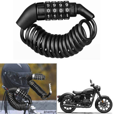 ENEMYT Stainless Steel Combination Lock For Helmet