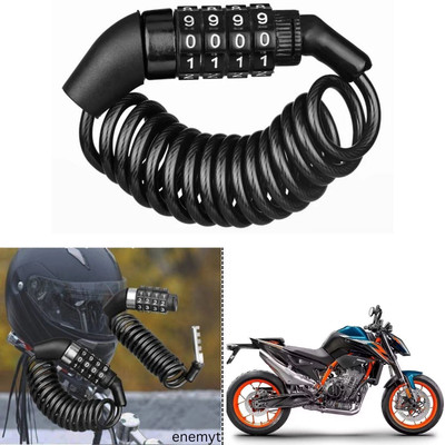 ENEMYT Stainless Steel Combination Lock For Helmet