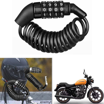 ENEMYT Stainless Steel Combination Lock For Helmet
